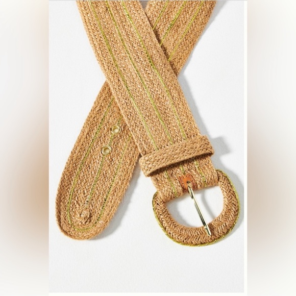 Anthropologie jute wide waist belt main image 10